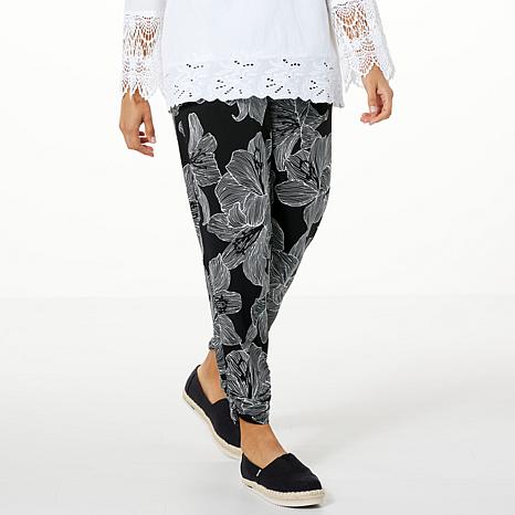 Antthony Printed Knit Pull On Harem Ankle Pant Hsn