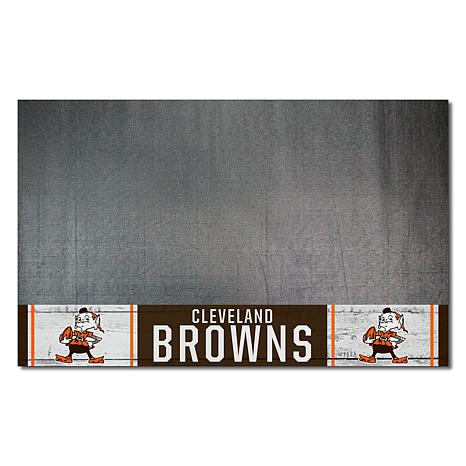 Officially Licensed Nfl Cleveland Browns Vinyl Grill Mat Vintage Logo