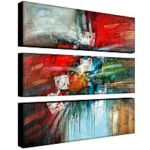 Rio 'Cube Abstract IV' Canvas Art - 3-Panel Set