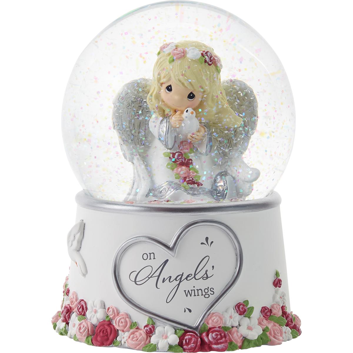 Precious Moments 213102 On Angels Wings Musical Snow Globe 20503579