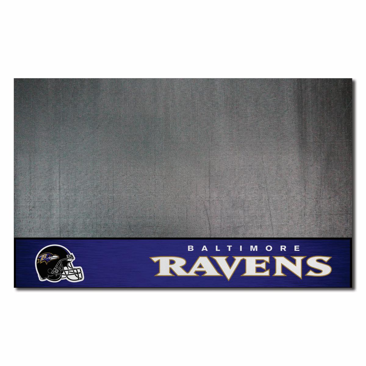 Officially Licensed NFL Vinyl Grill Mat Baltimore Ravens 9139519 HSN