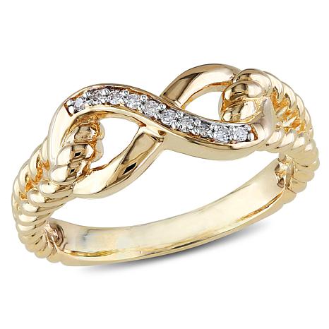 infinity band ring
