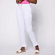 Hue Ruffle Denim Skimmer with Functional Pockets