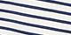 White & Navy Stripe