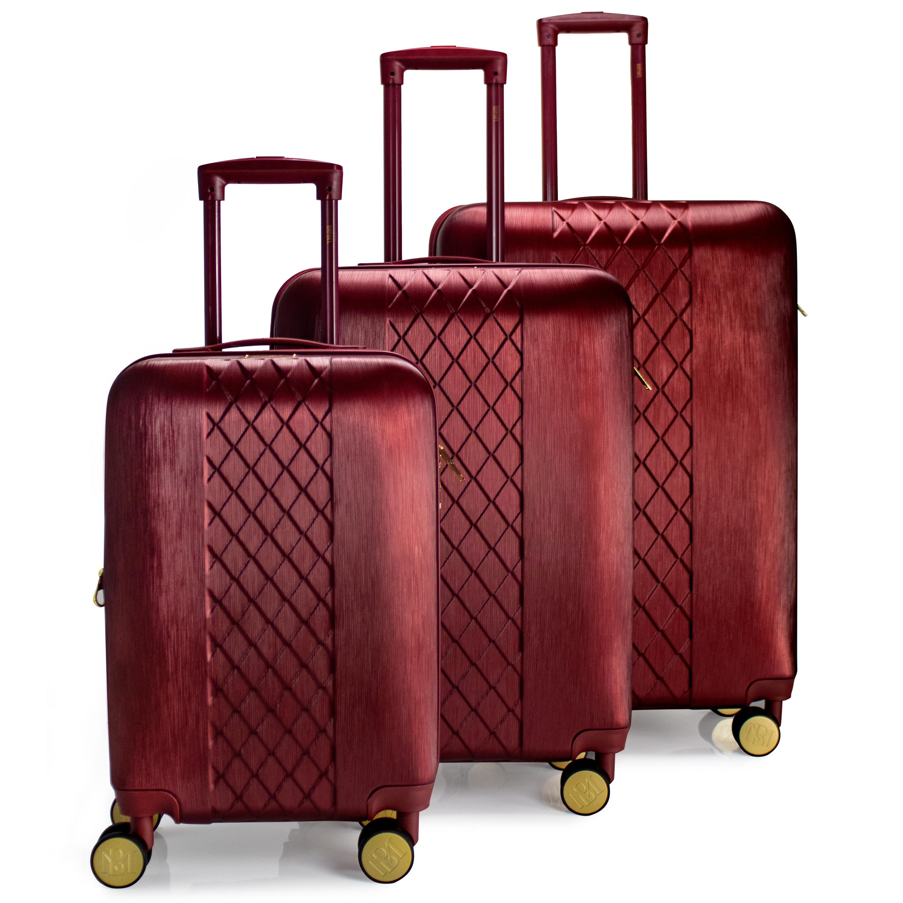 Badgley Mischka Diamond 3Piece Expandable Luggage Set 20456800 HSN
