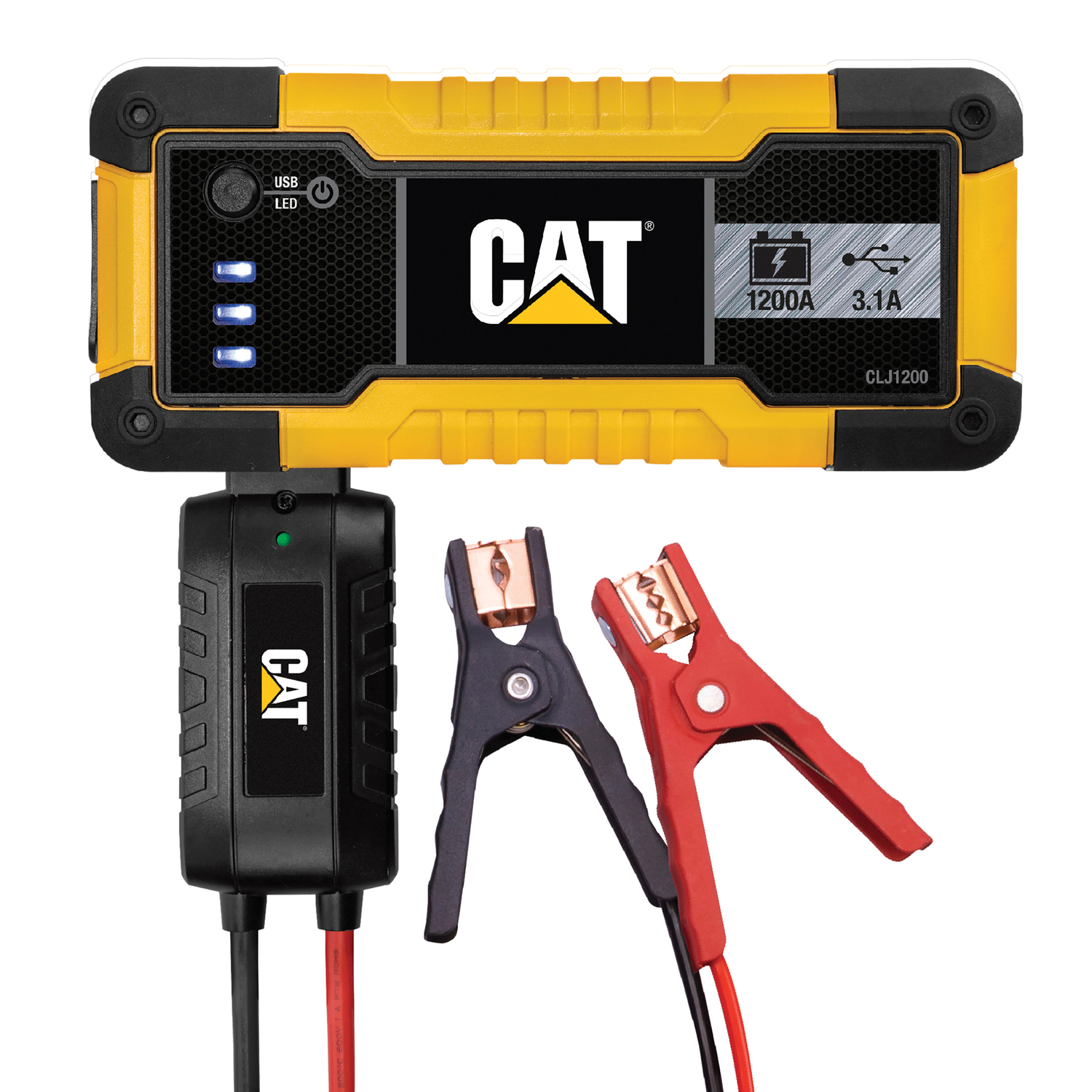 Cat CLJ1200 1,200Peak Amp LiIon Jump Starter 20616837 HSN