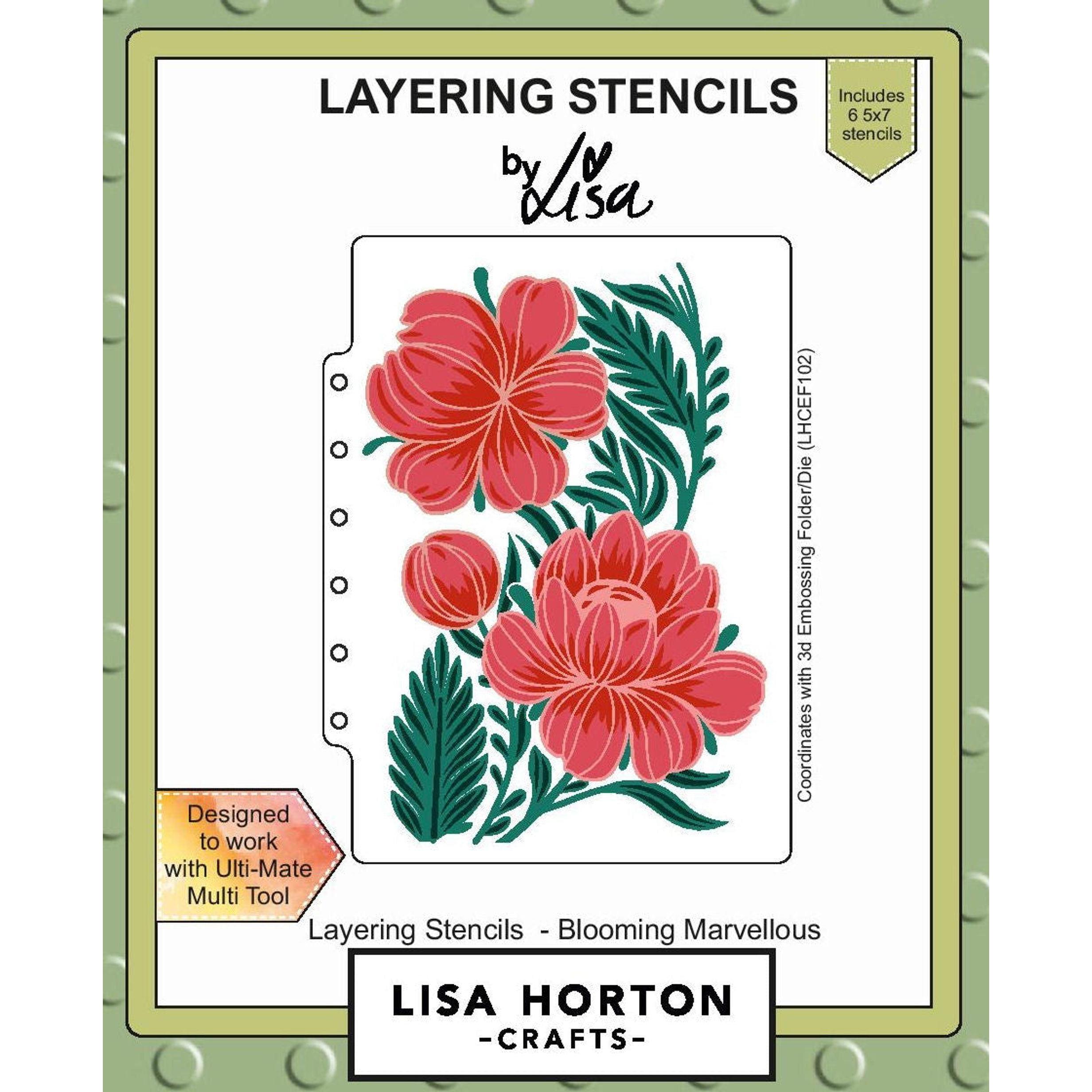 Lisa Horton - That Craft Place Lisa Horton Layering Stencils - 20839249 ...