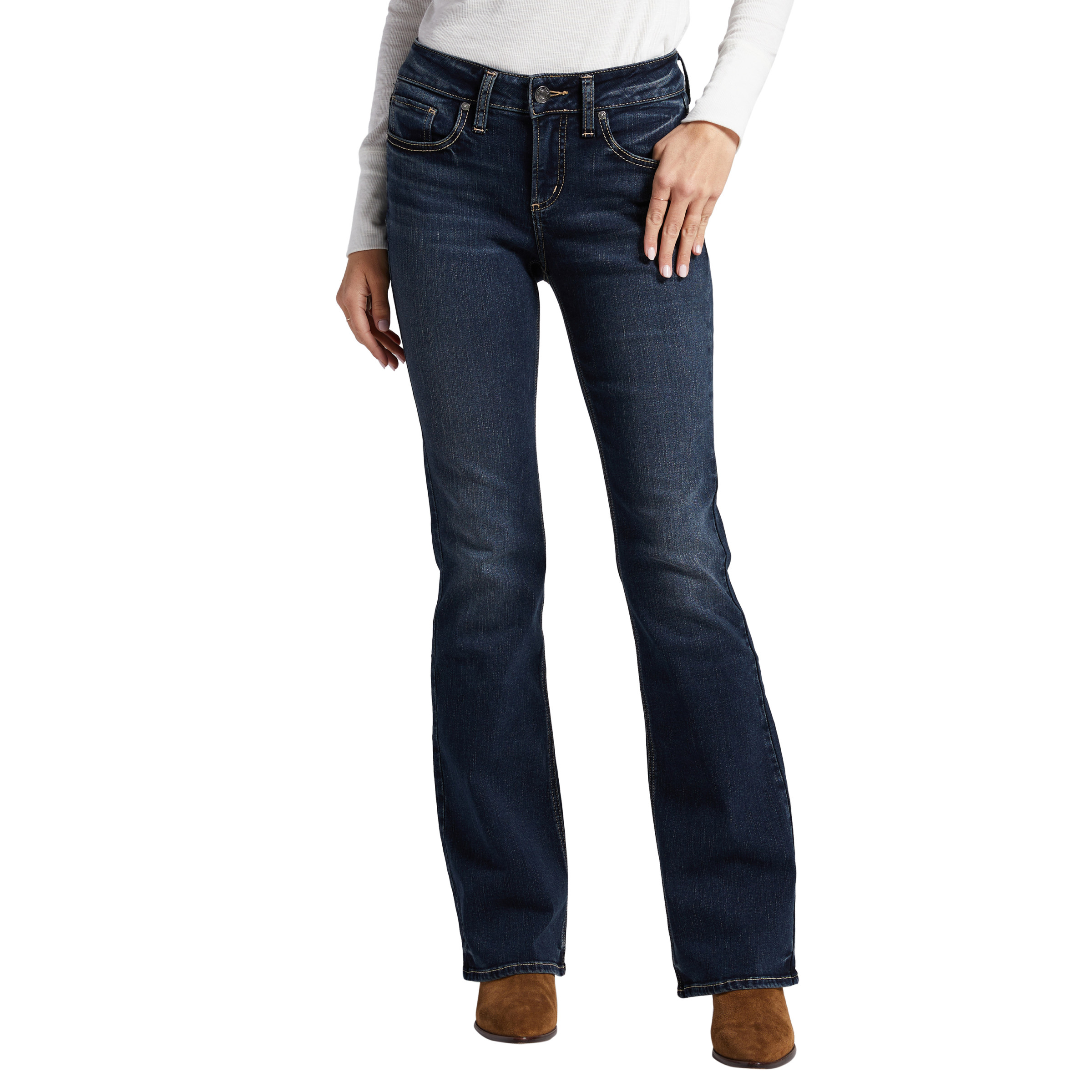 Silver Jeans Co. Suki Mid Rise Bootcut Jeans 20872775 HSN