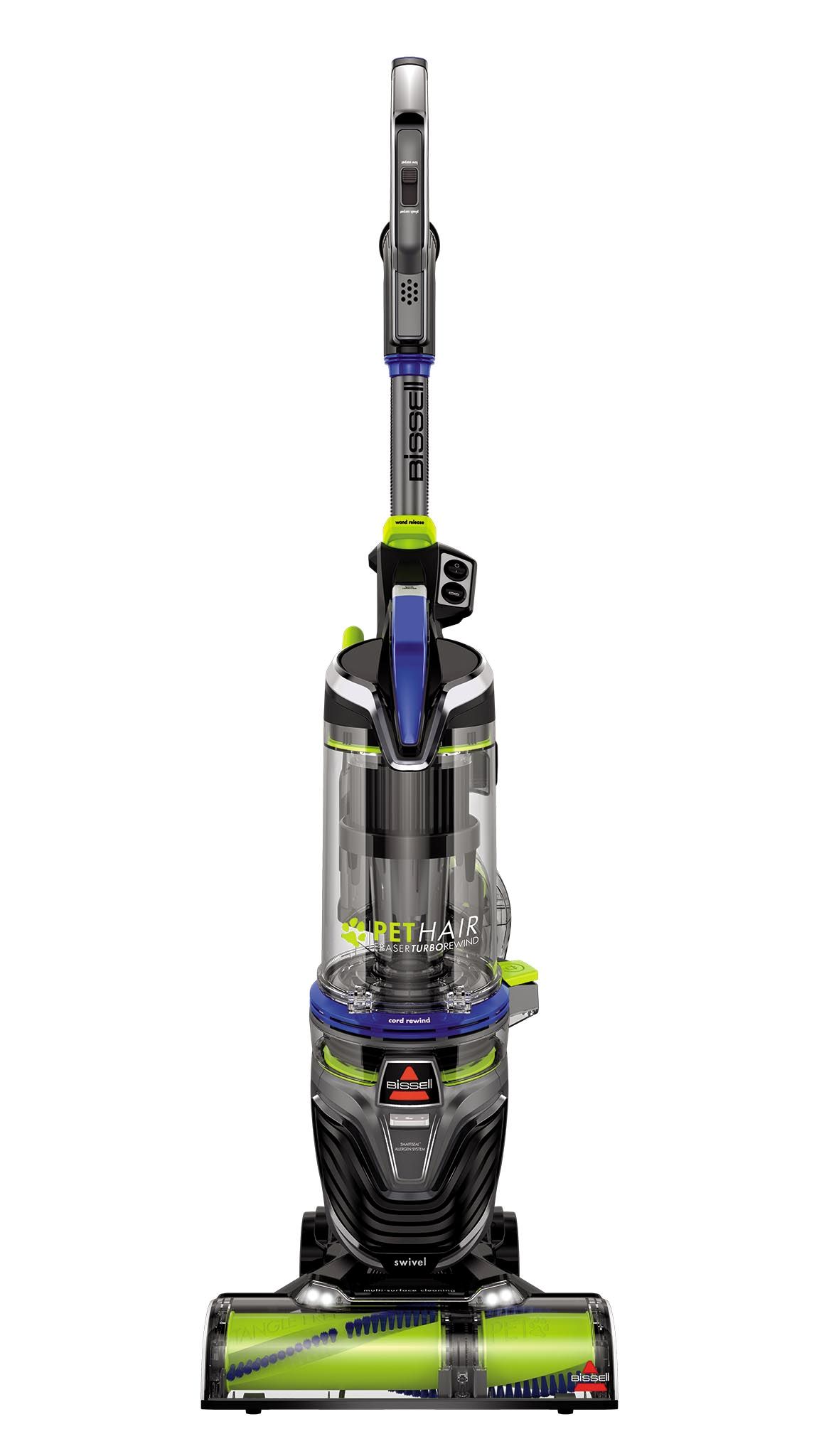 BISSELL Pet Hair Eraser Turbo Rewind Bagless Vacuum 21362681 HSN