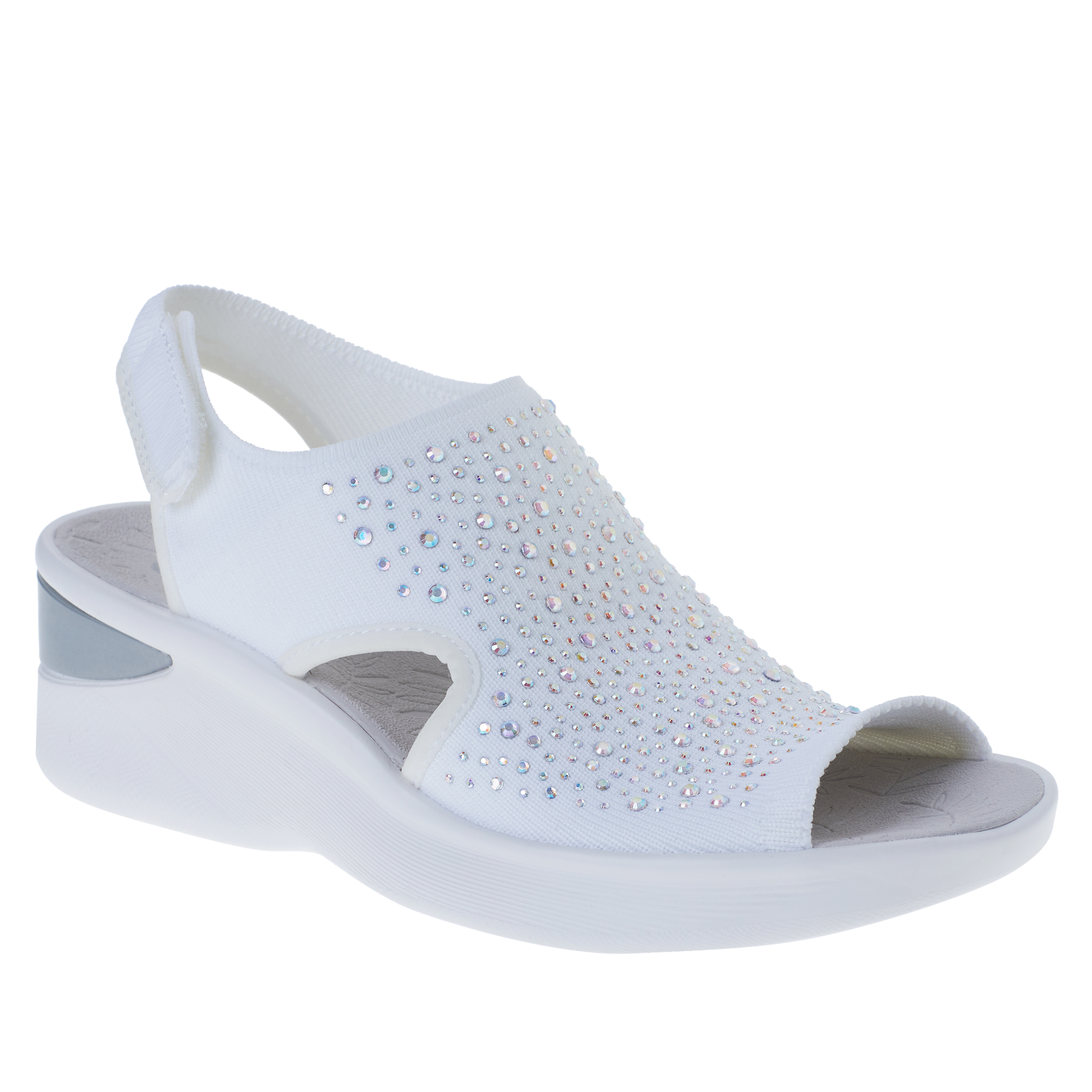 Bzees Saucy Embellished PeepToe Sandal 9087258 HSN