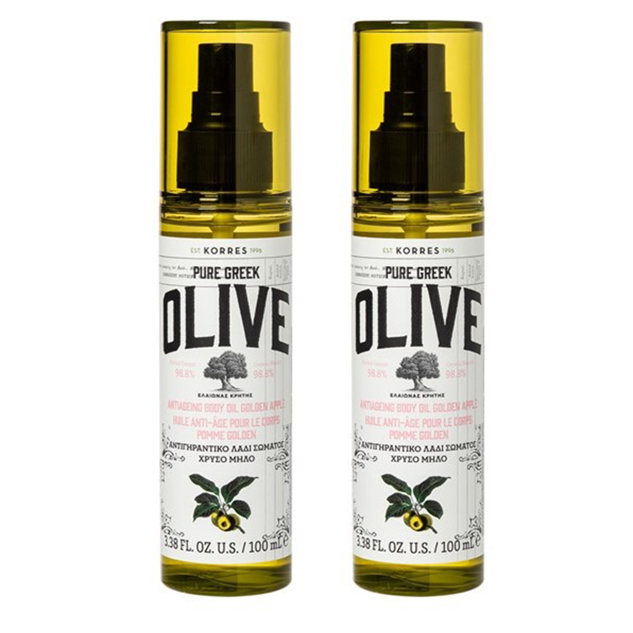 Korres Olive Oil Body Oil Duos 10079151 HSN