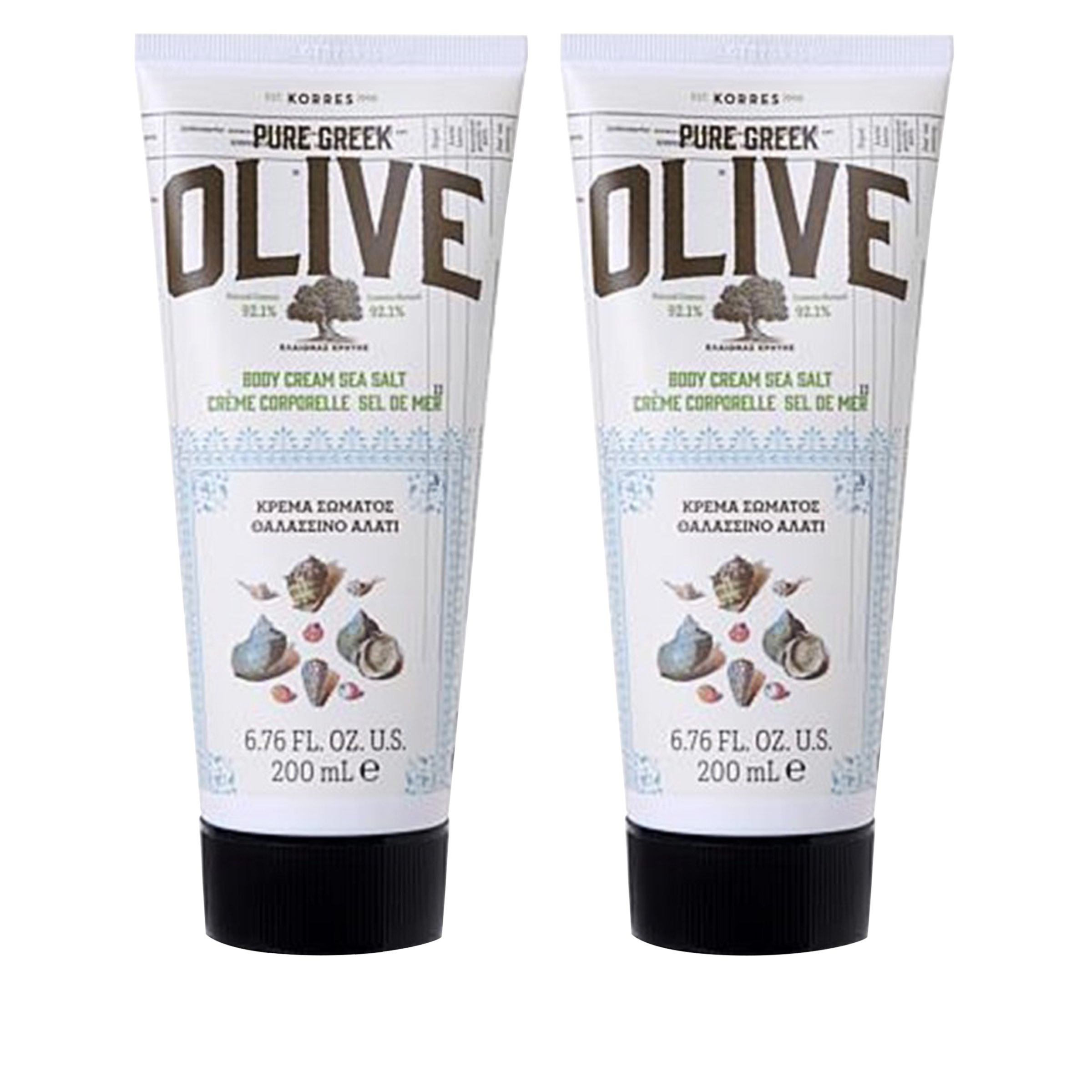 Korres Olive Oil Body Cream Duo 10082572 HSN