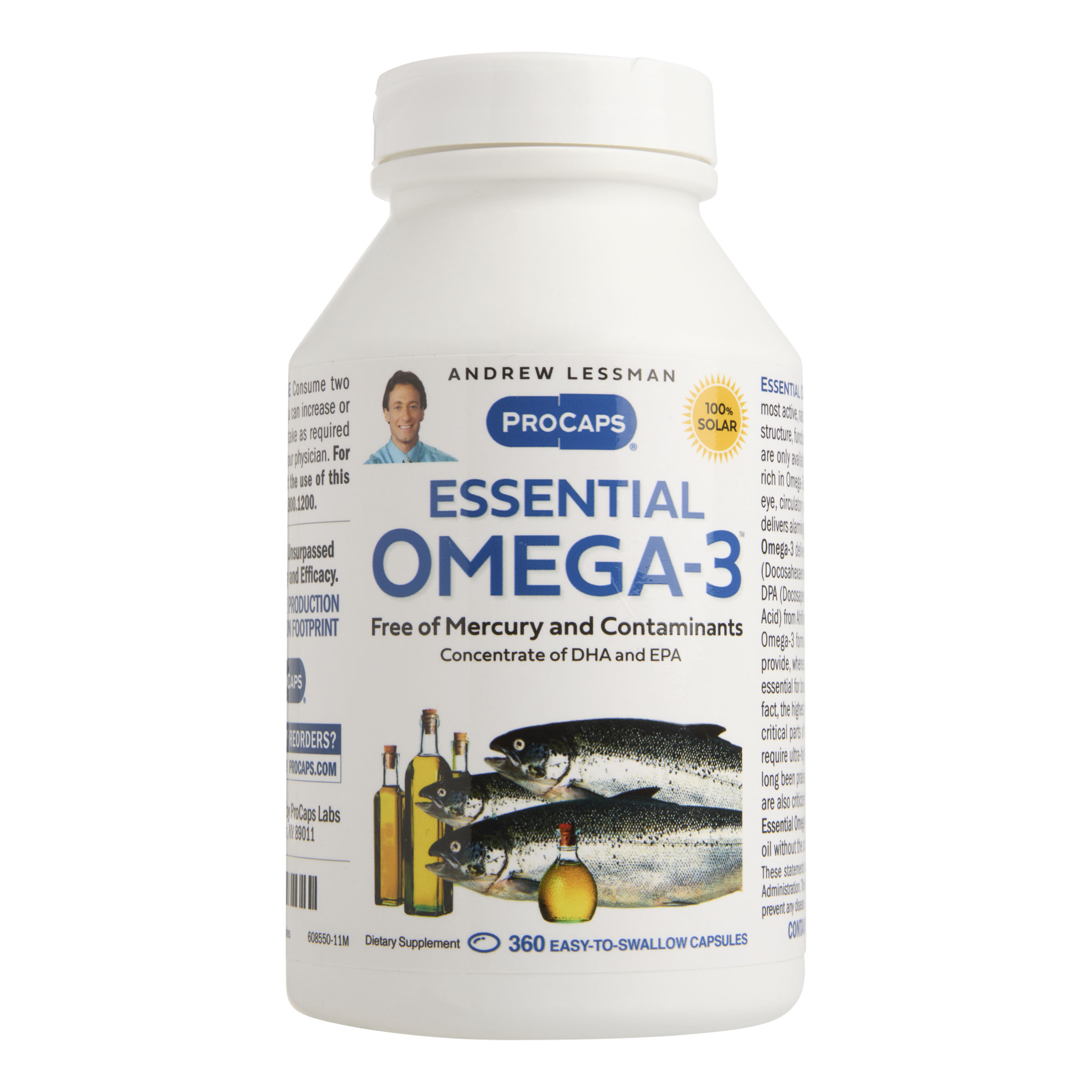 Essential Omega3 Unflavored 360 Capsules 9580421 HSN