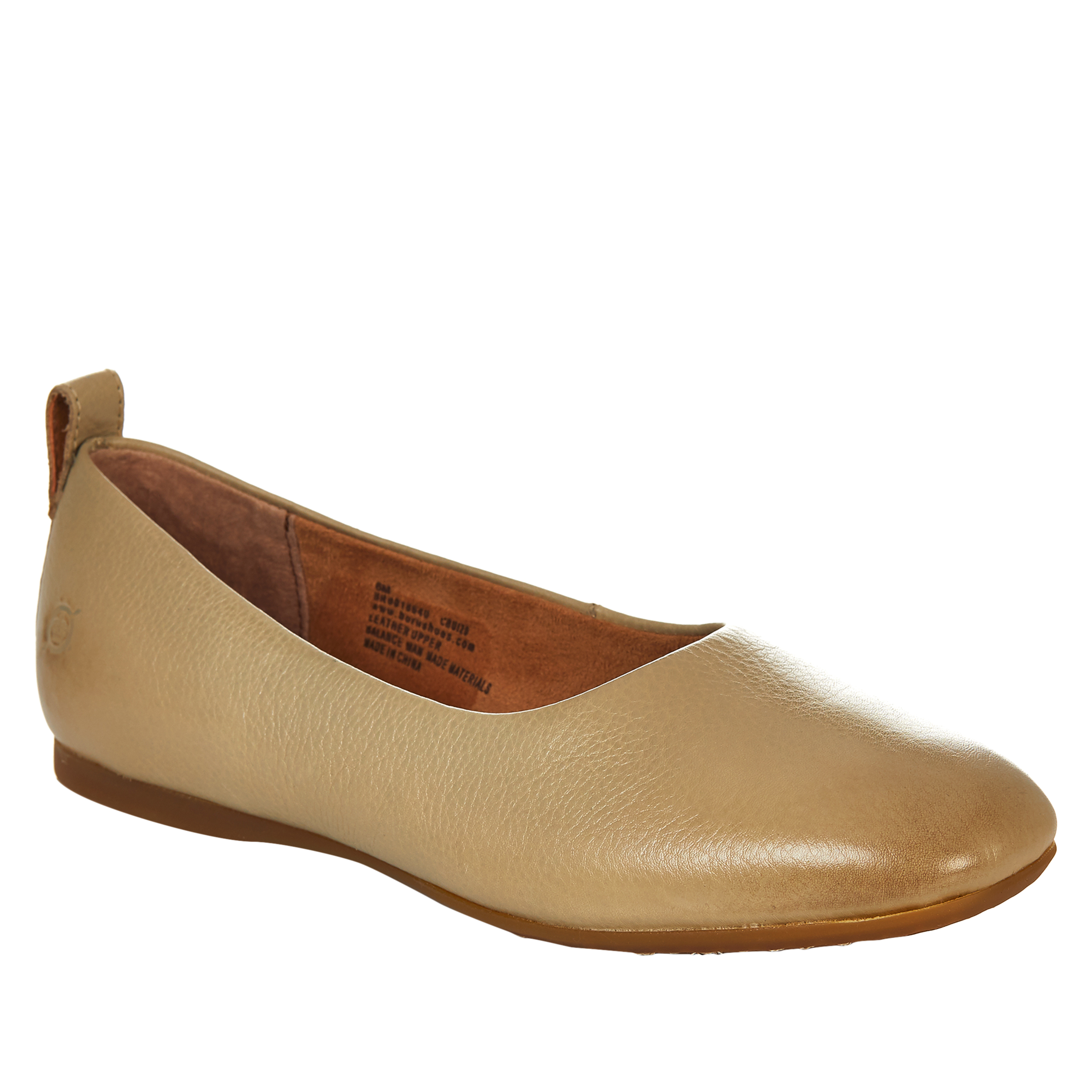 Born® Beca Leather Comfort Flat - 9819668 | HSN