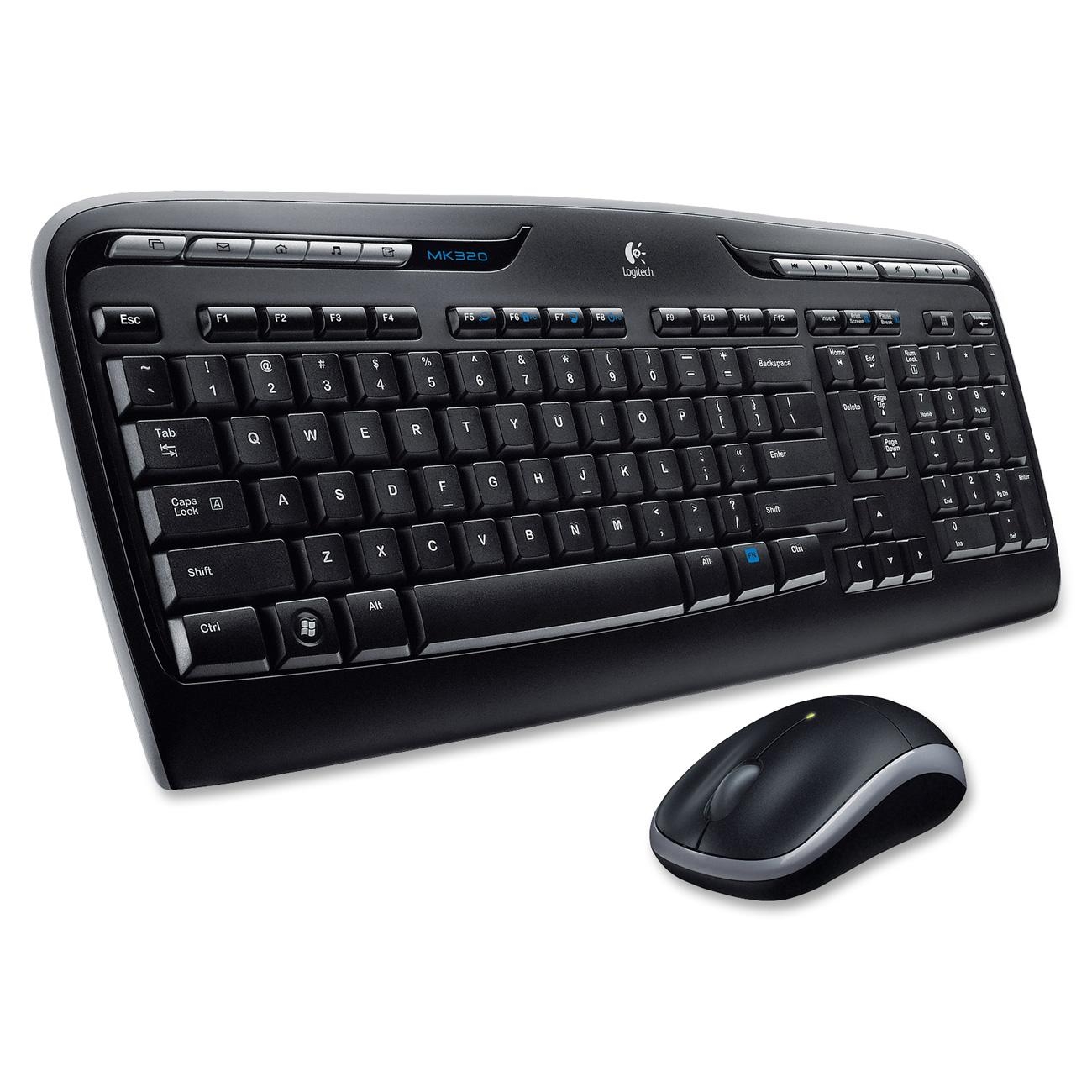 Logitech MK320 Wireless Keyboard and Mouse 7548562 HSN