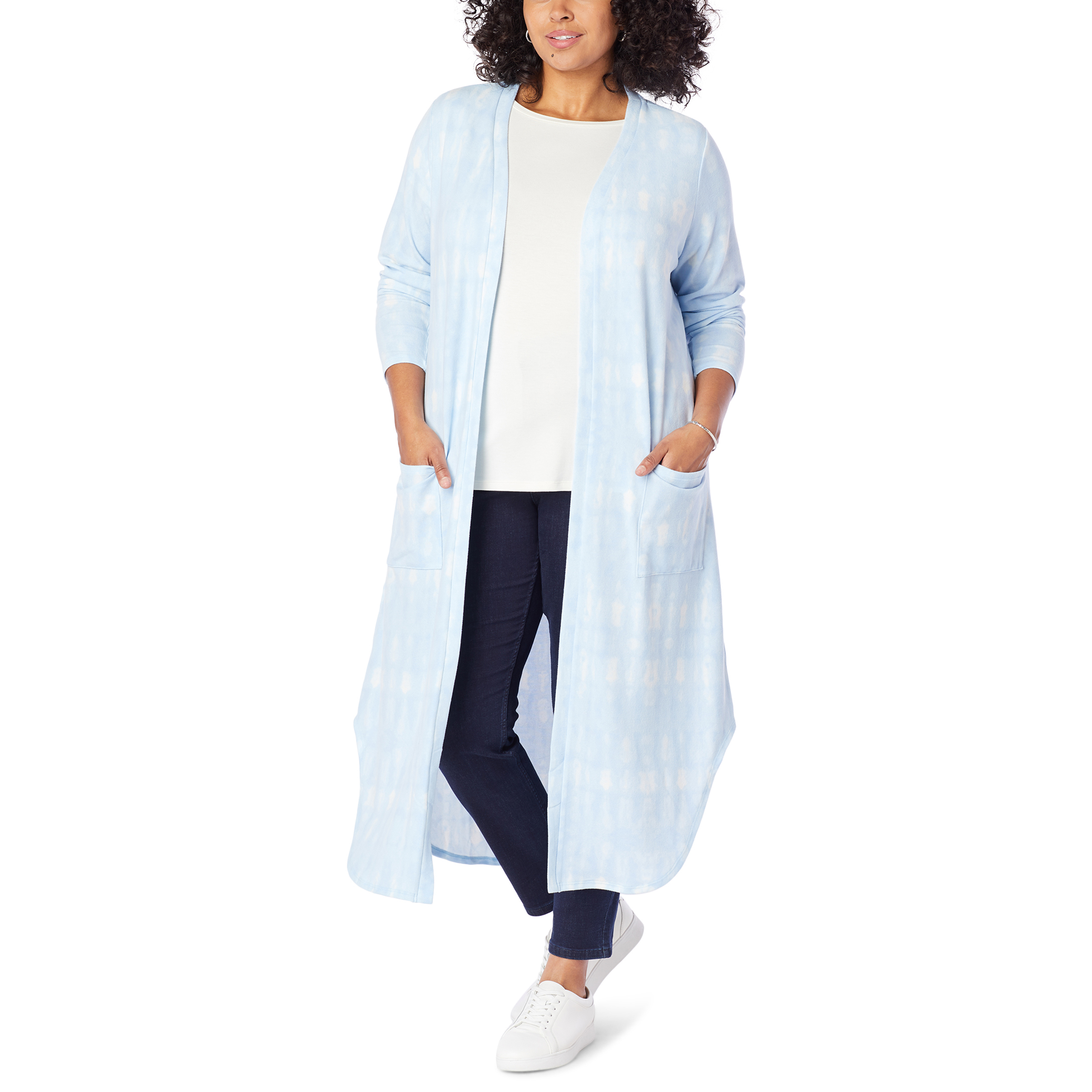 cozy duster cardigan