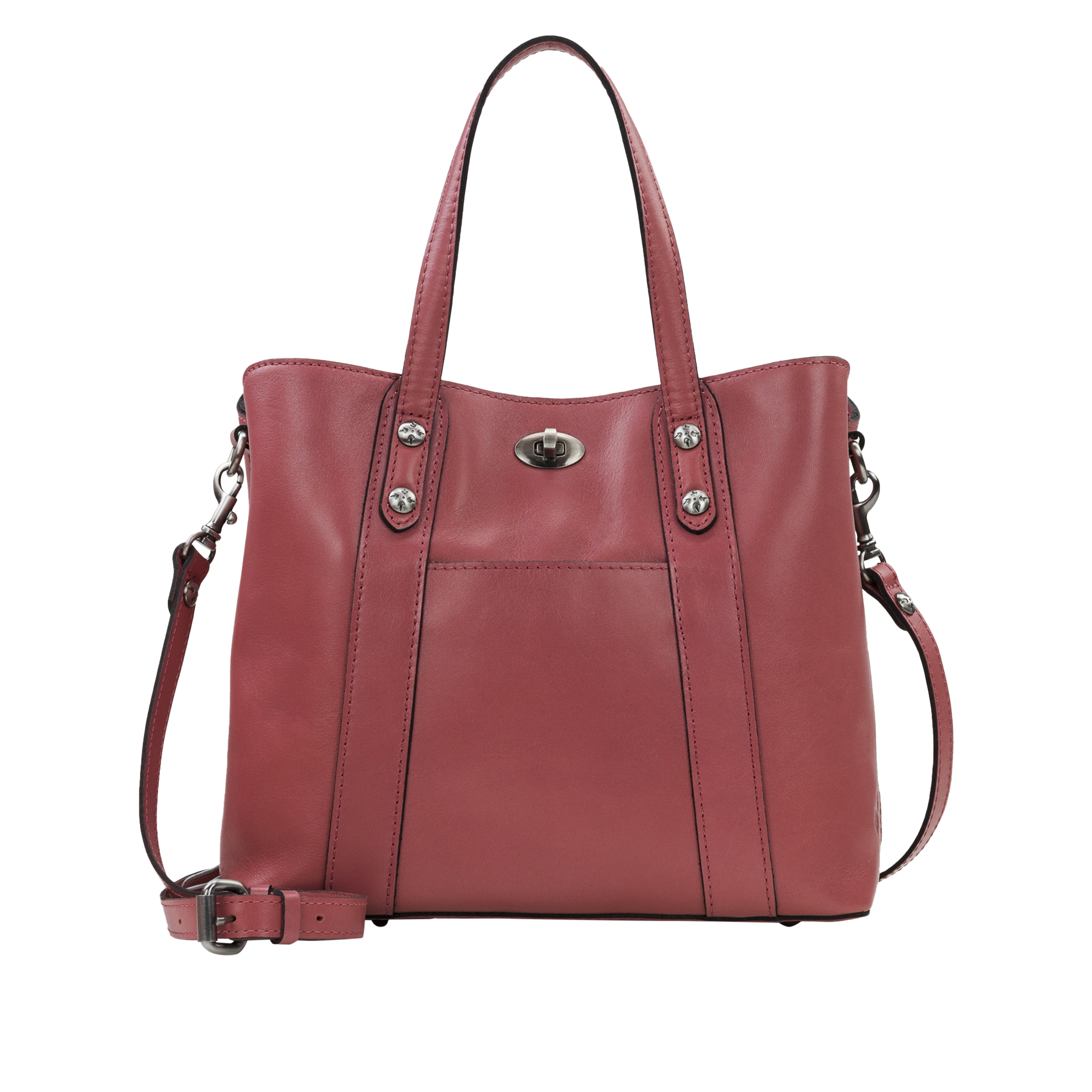 Patricia Nash Darby Mini Leather Tote Crossbody 20636752 HSN