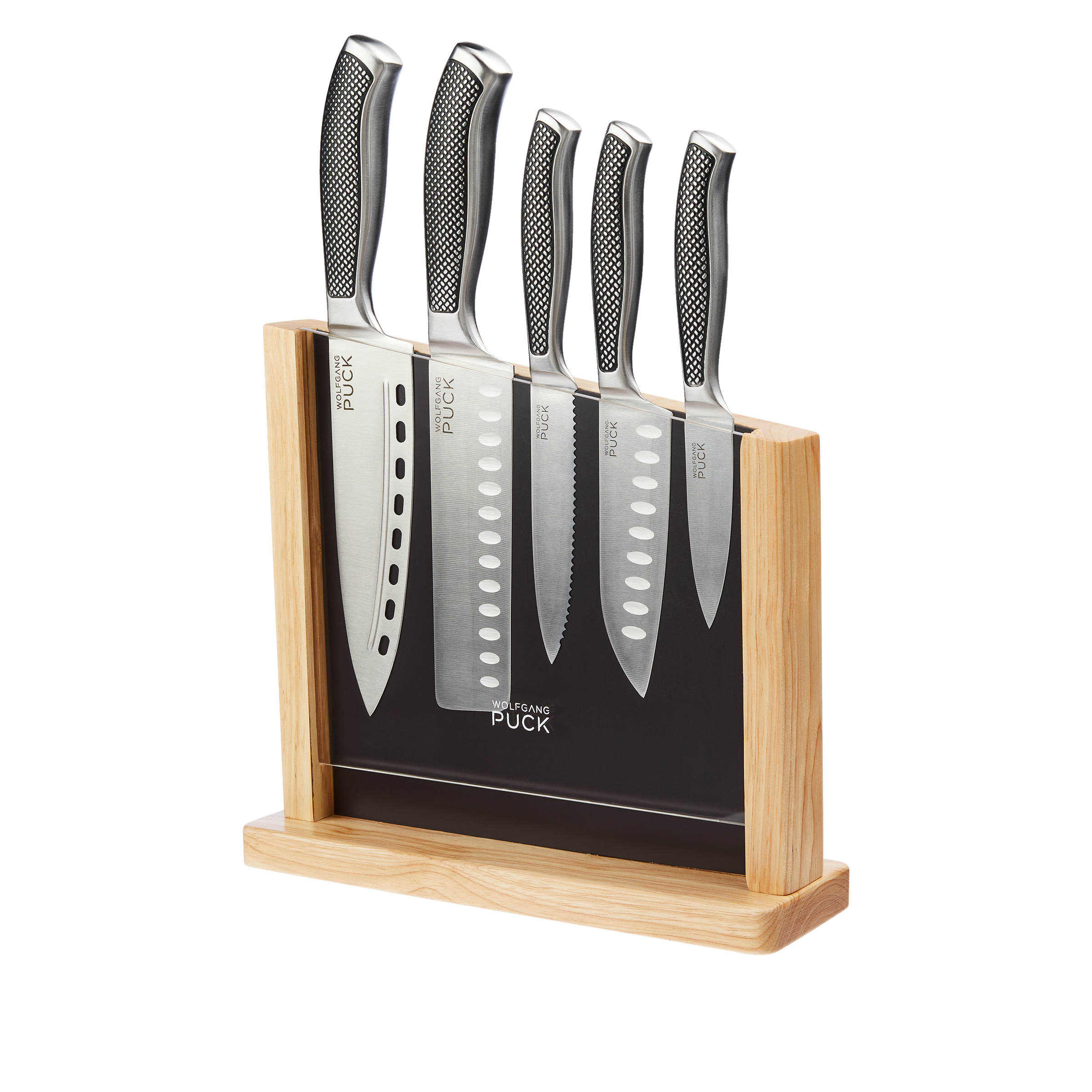 Wolfgang Puck 6-piece Forged Cutlery Set with Magnetic Block - 20694805 ...