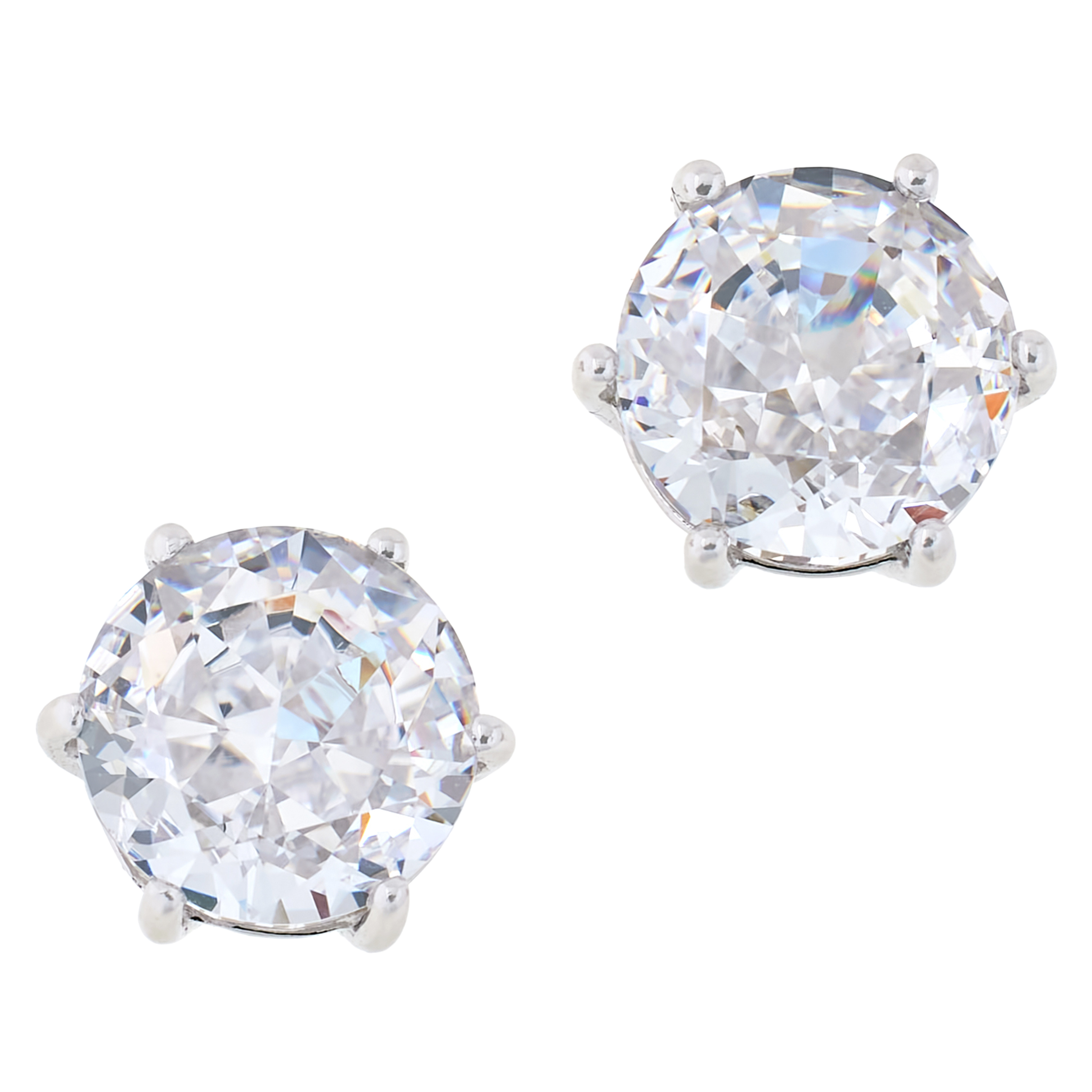 Radiance by Absolute™ Simulated Diamond Galaxy Cut Stud Earrings