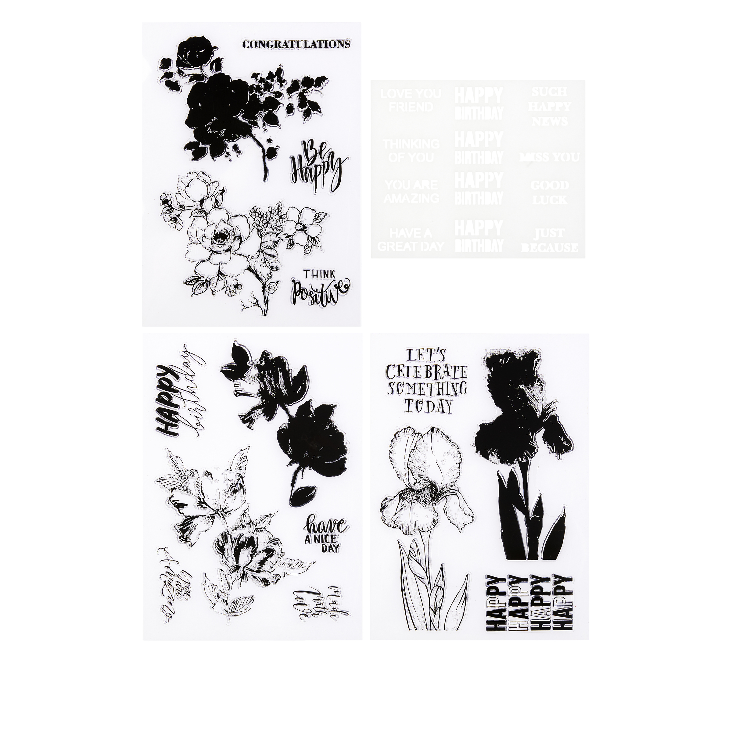 Stamps by Me 16piece Floral Lamination Stamp Kit 20776221 HSN