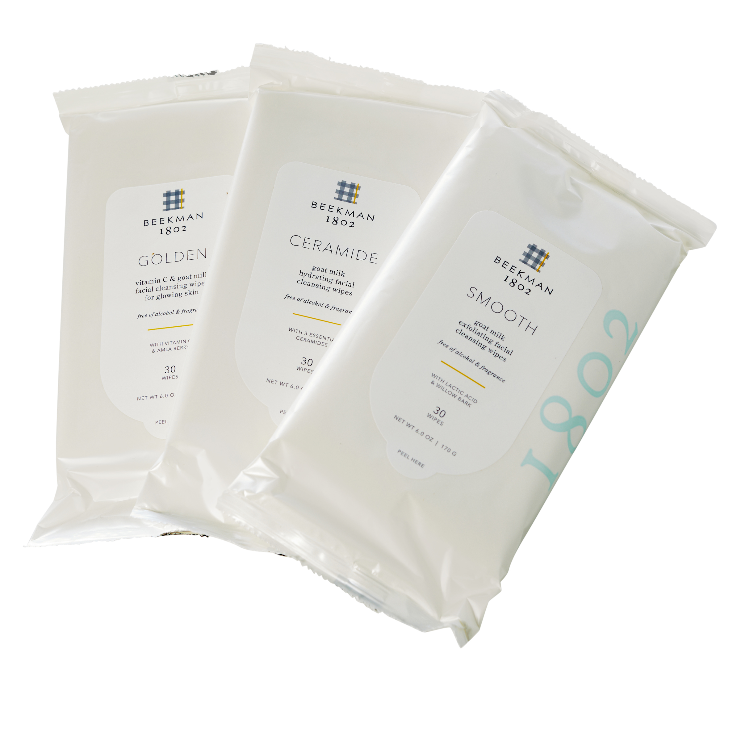 Beekman 1802 Skincare Infused 3-pack Face Wipes - 10089237 | HSN