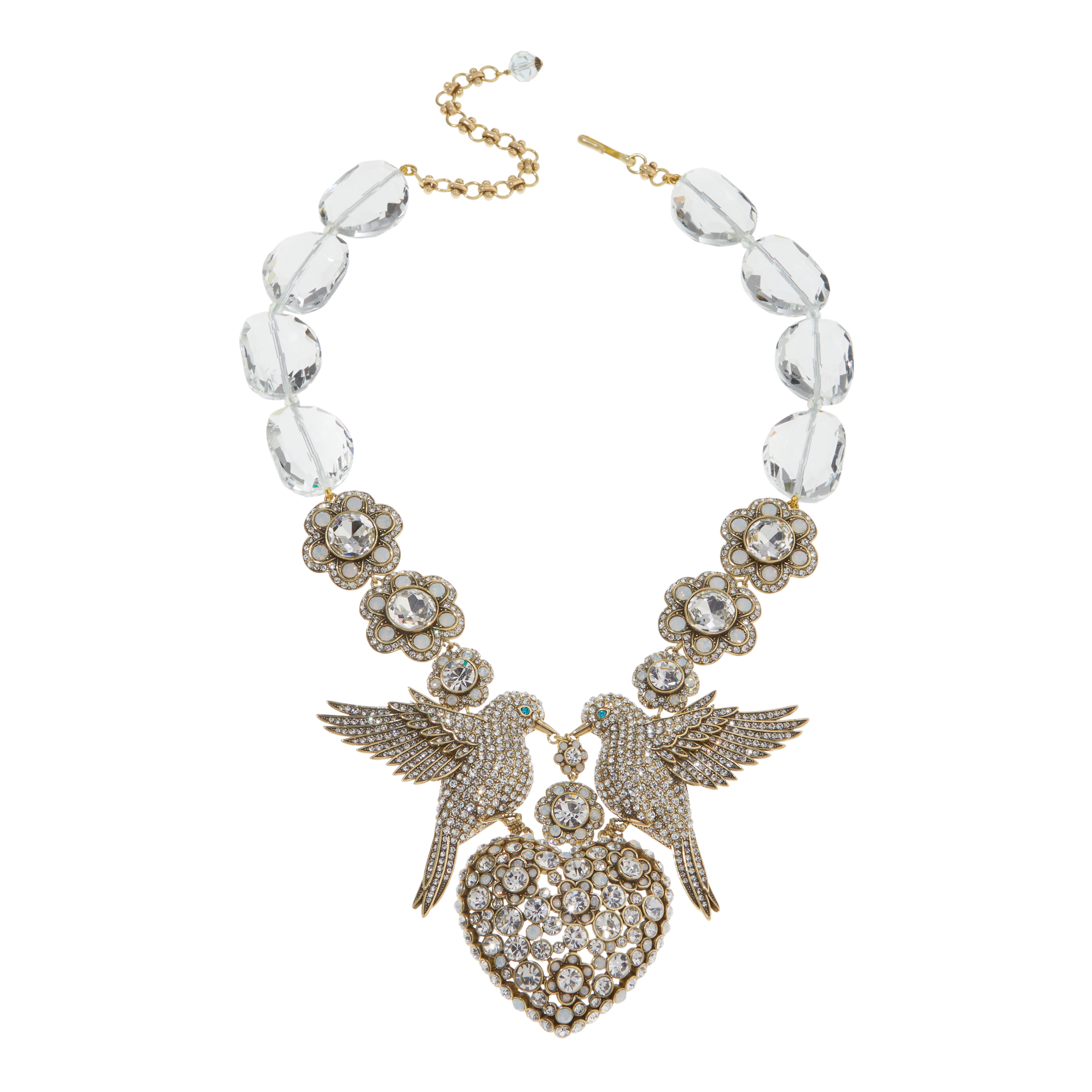 Heidi Daus Sweet Lovers Crystal & Glass Bead Necklace - 21885223 | HSN