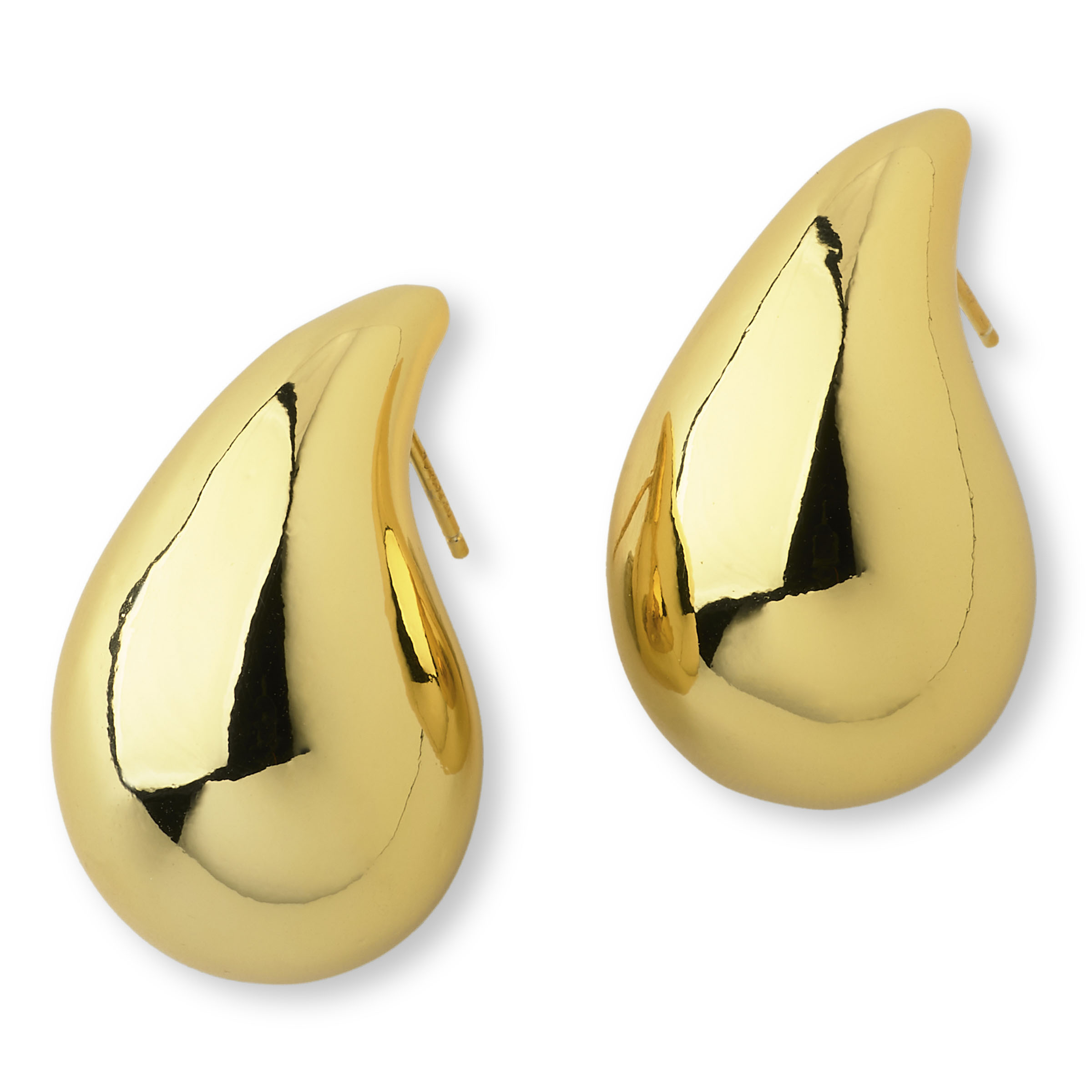 Bellezza Bronze Polished Teardrop Earrings - 22653617 | HSN