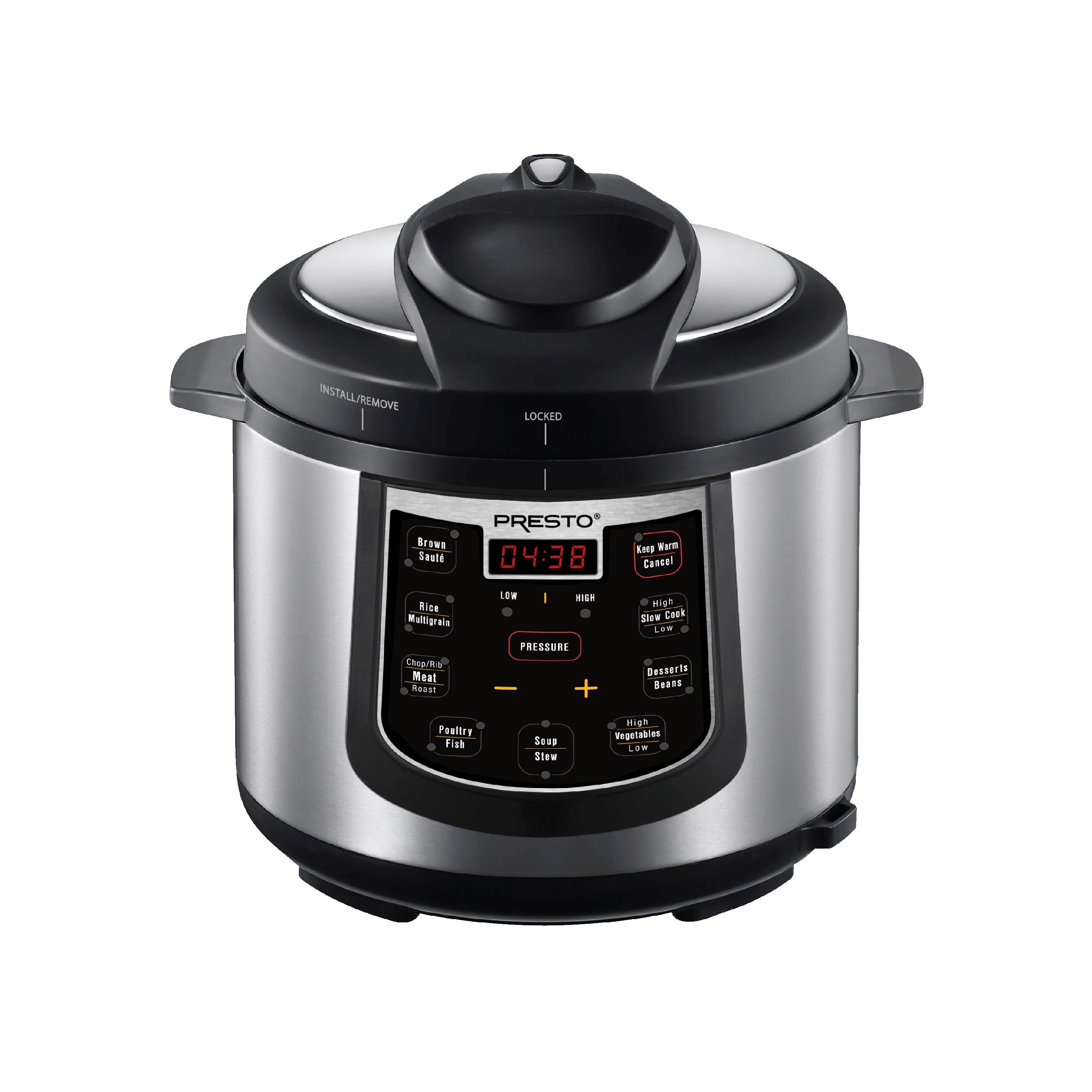 Presto Electric 6Quart Pressure Cooker Plus 8908006 HSN