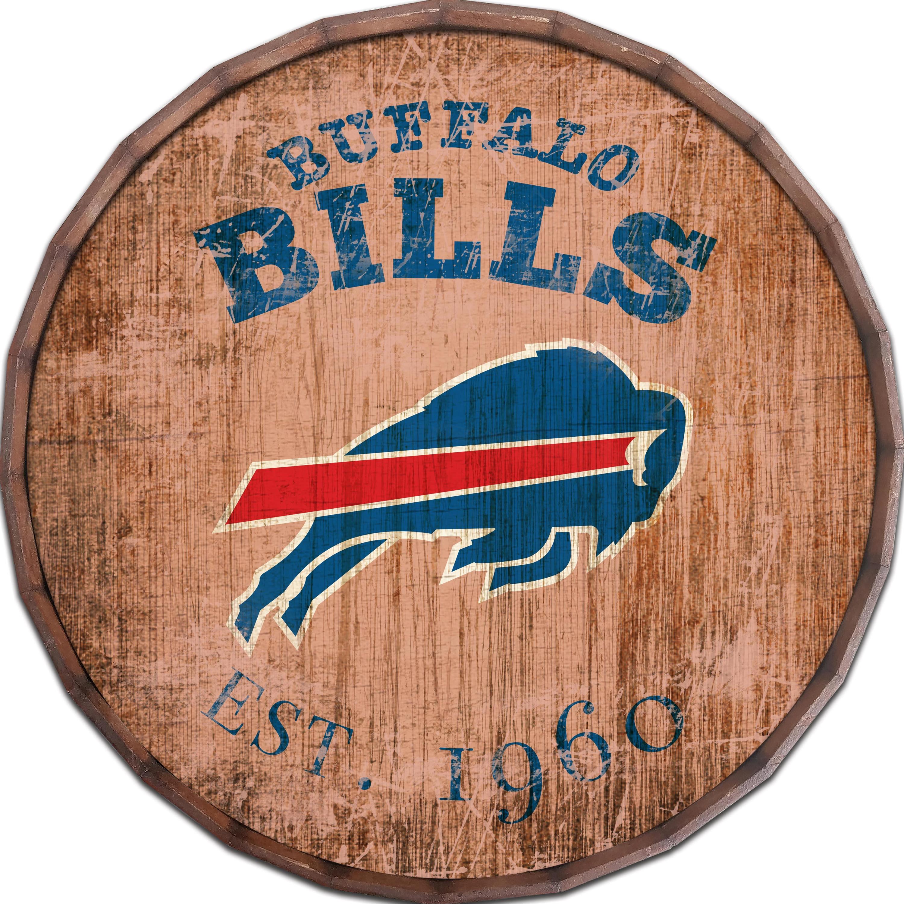 Buffalo Bills Established Date 24" Barrel Top 9224831 HSN
