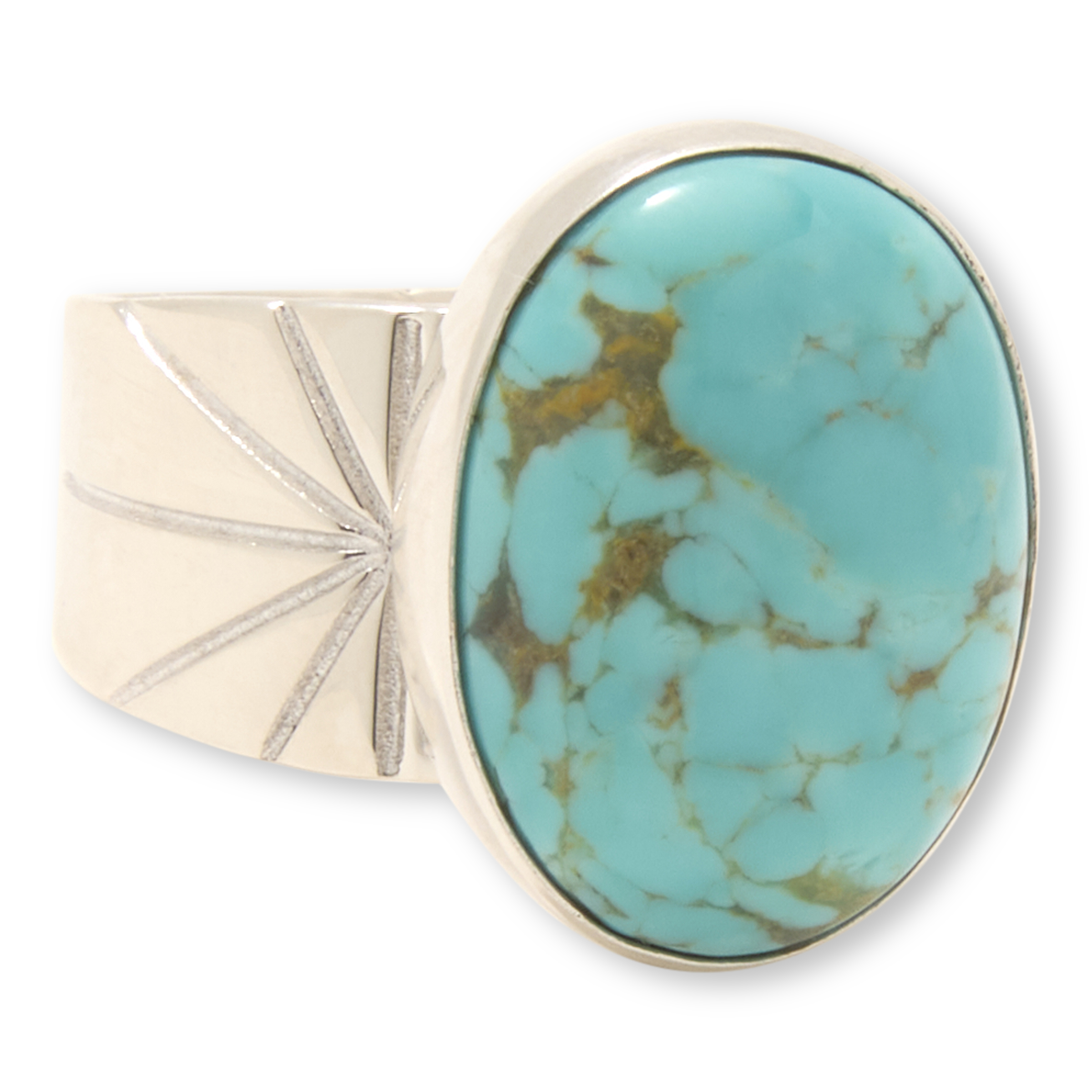 Jay King Tyrone Turquoise Sterling Silver Freeform Solitaire Ring | HSN