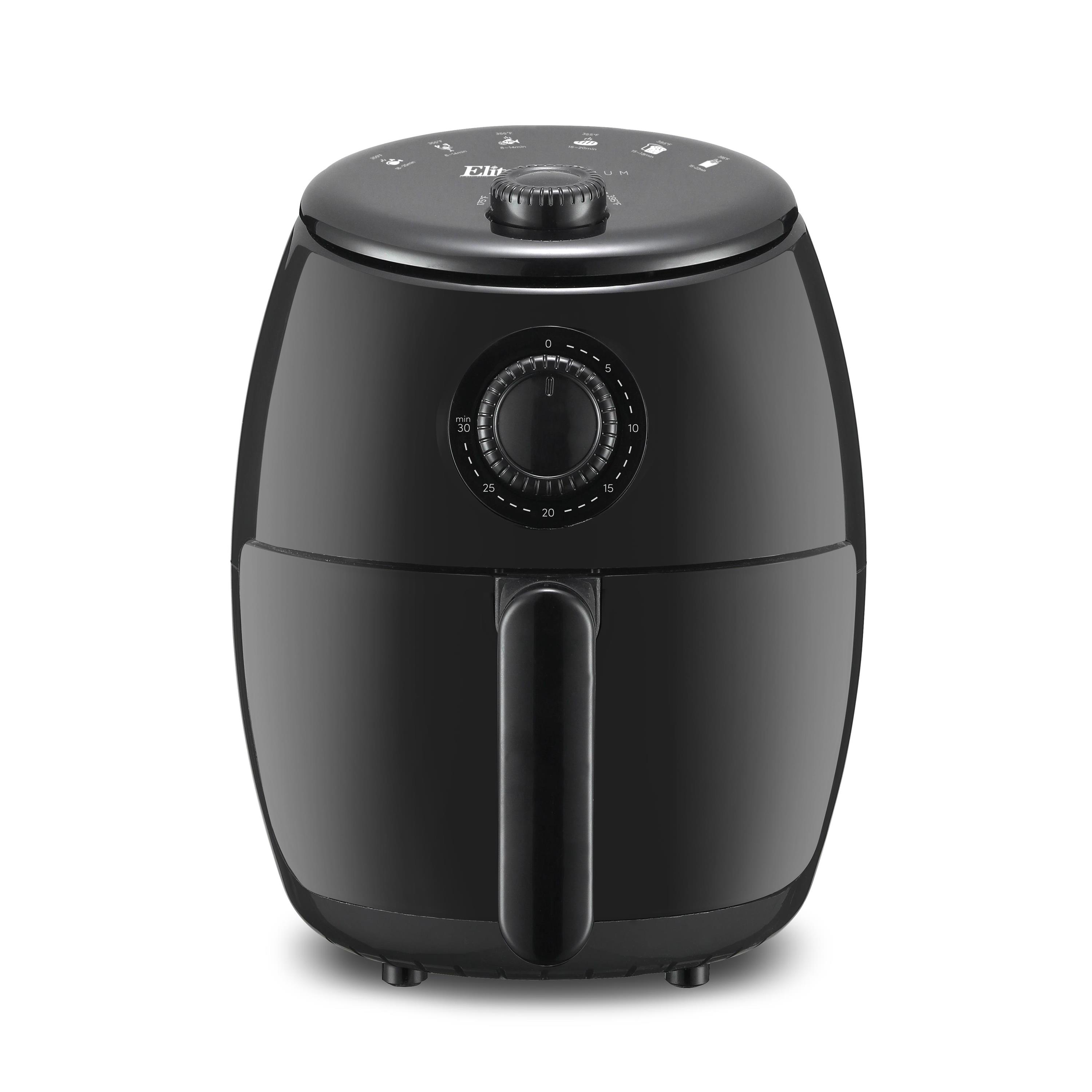 Elite Platinum 2.1 qt. Black Air Fryer 9412357 HSN