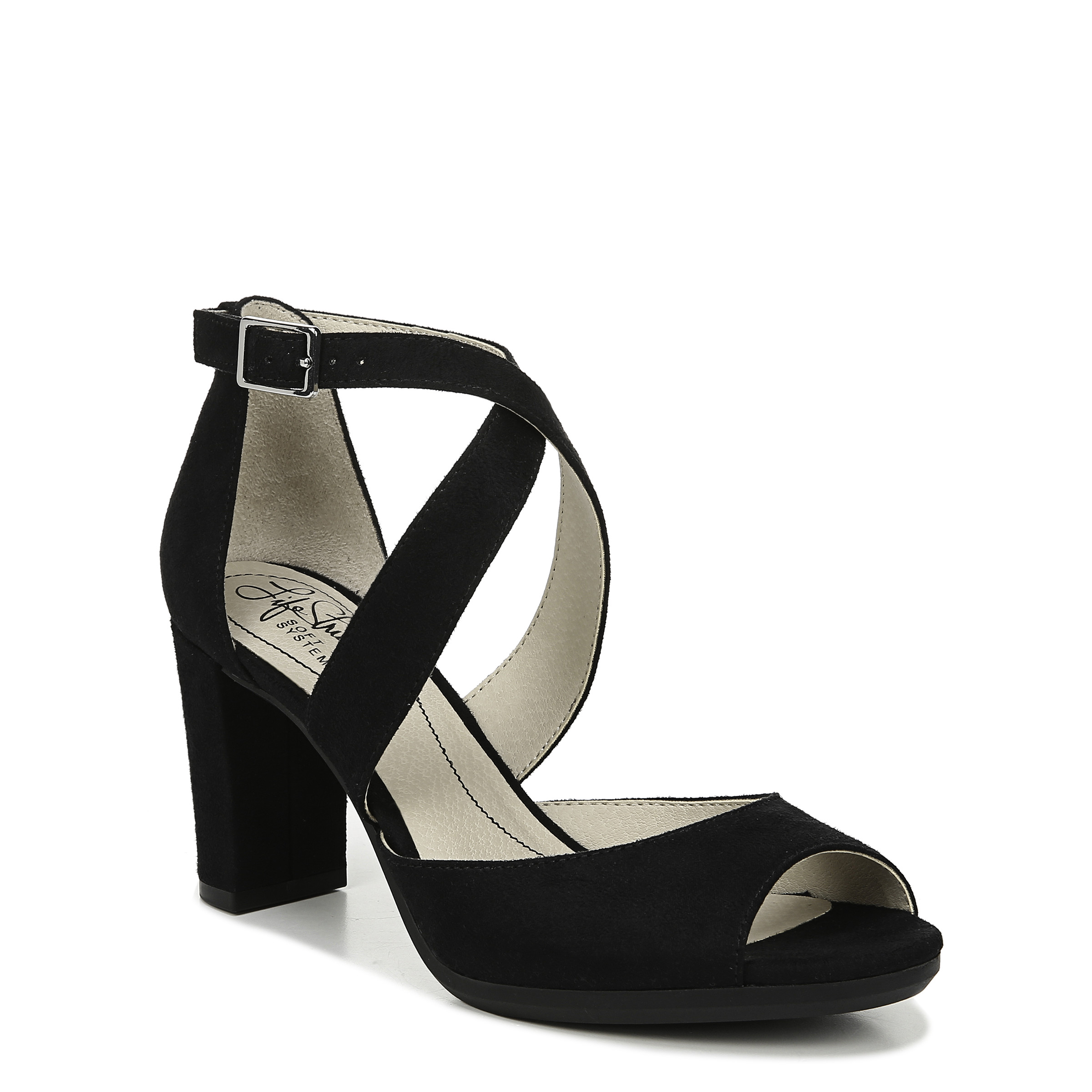 LifeStride Allison Strappy Block-Heel Sandal - 9596747 | HSN