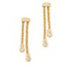 Rarities Gold-Plated Sterling Silver Gemstone Pavé Drop Earrings - 21160666