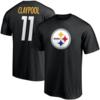 Men's Majestic Threads T.J. Watt Cream/Black Pittsburgh Steelers