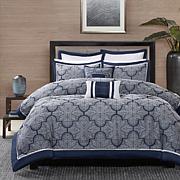 Madison Park Taupe Laurel Comforter Set Full 7903373 Hsn