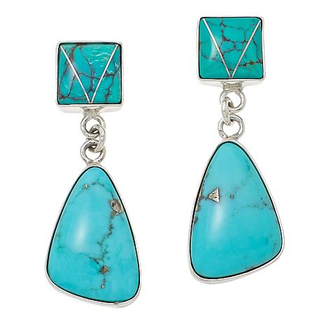 AJY Striking 2” Dangle popular Sterling Silver Earrings