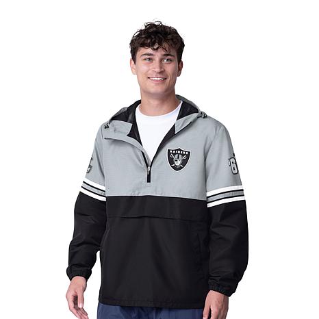 Officially Licensed NFL Men's Batter Up Hooded Pullover Jacket by