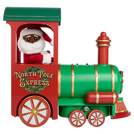 サンタランド ミュージカルホリデートレイン Mr. Christmas Lit Musical Santa Train Circler | HSN