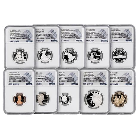 2026 PF70 NGC Advance Release Silver Proof Set with Silver Bar