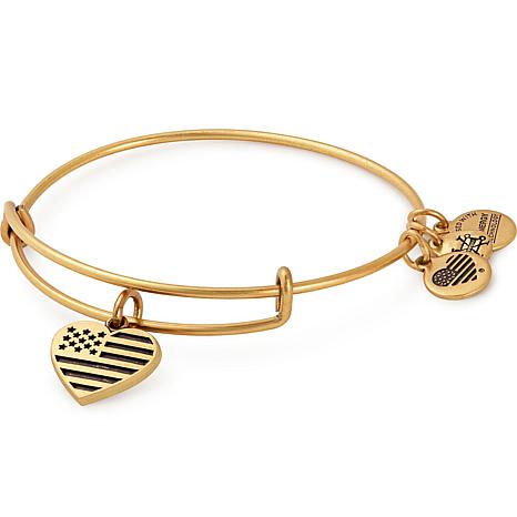 flag charm bracelet