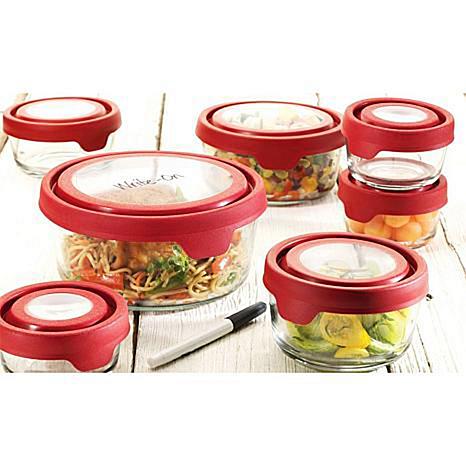 Anchor Hocking 6 Pc Glass Storage Bowl Set – Glass Designs