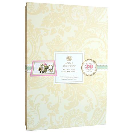 Anna Griffin® Folded Rose Card Making Kit with Storage Box | HSN
