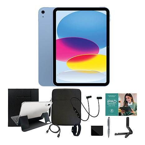 Apple 11 iPad 11th Gen 256GB w/Keyboard, Case & Starter Bundle