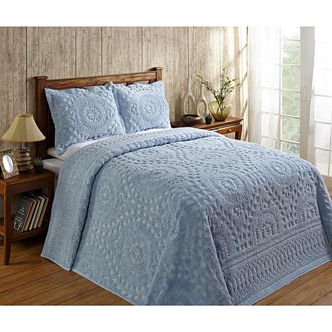 Rio Collection 100% Cotton Tufted Chenille Bedspread ...