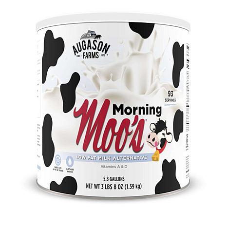 Augason Farms 93 Serving Morning Moo S Low Fat Milk Alternative Hsn