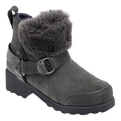 Bearpaw roxy suede moto deals boot