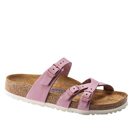 Birkenstock Franca Soft Footbed Sandcastle Nubuck Women's Sandals