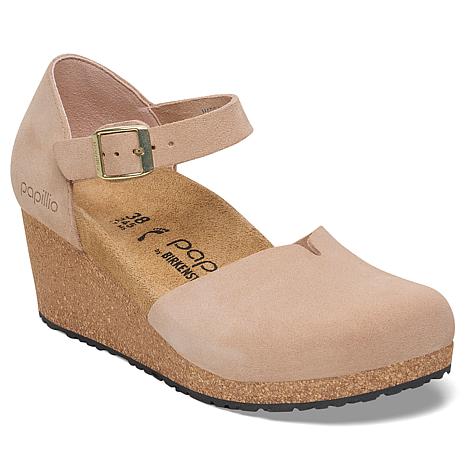 Birkenstock Papillio Mary Jane Suede Wedge - 23571950 | HSN