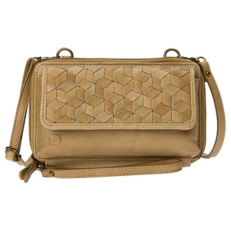 ★DE MERIEL★ Belted Wallet Bag_2Colors CROSSOVER PHONE BAG LUCILLE WITH BUILT IN WALLET