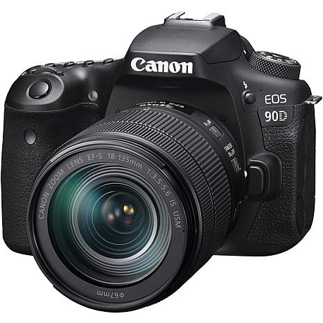 Canon EOS 90D DSLR Camera with 18-135mm Lens - 9245610 | HSN